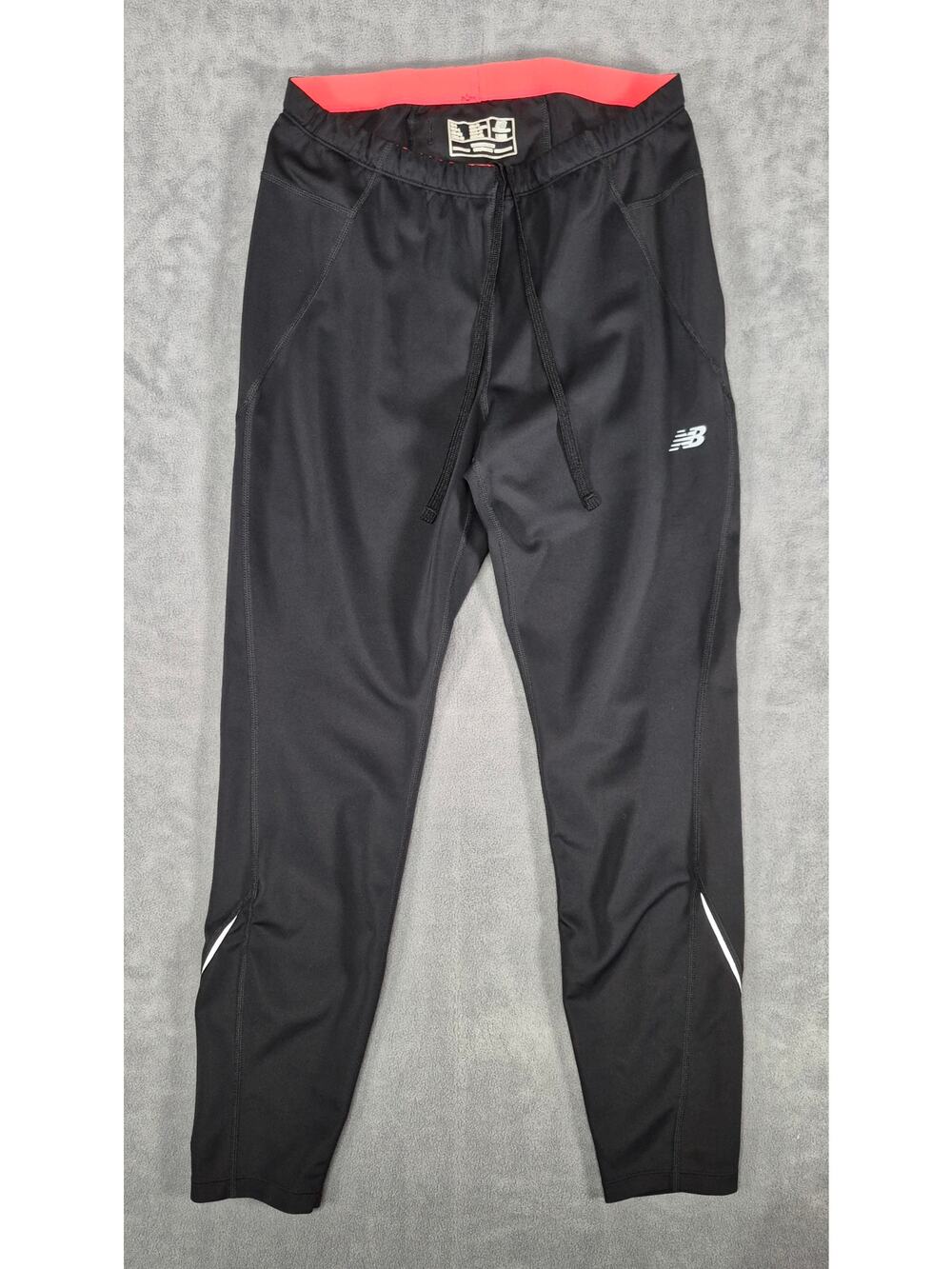 New Balance Women’s Running Leggings Size L Black Pink Lightning Dry Activewear